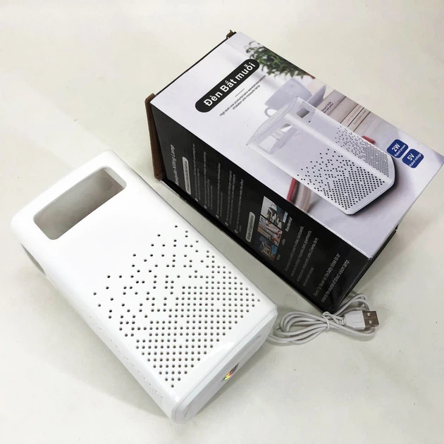 Компактная USB лампа от комаров Bug Zapper Fly White - изображение 6