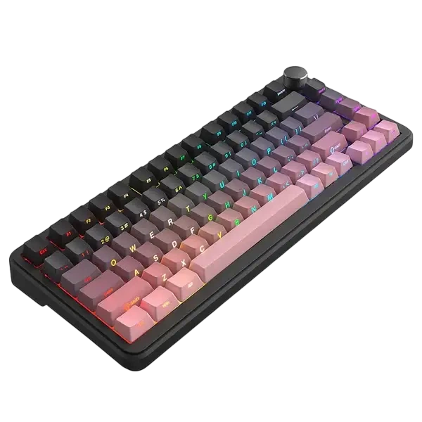 Клавіатура Ajazz AK820 Max Plus Gift Switch Side Printed Blackberry Pink - зображення 3