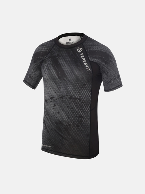 Рашгард Immortal 2.0 Rashguard Short Sleeve Black Rain XL Цвет Черный (501449-167-XL) - изображение 3