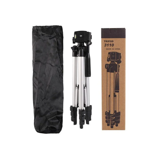 Телескопічний штатив Tripod 3110 для камери і телефону 102 см - зображення 8