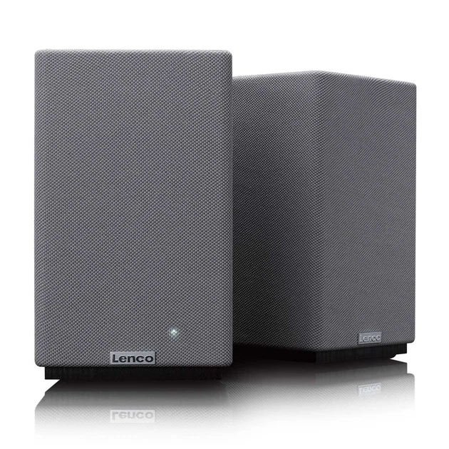 Активна акустика Lenco SPB-240BKGY Bluetooth Hi-Fi Чорний/Сірий - изображение 4