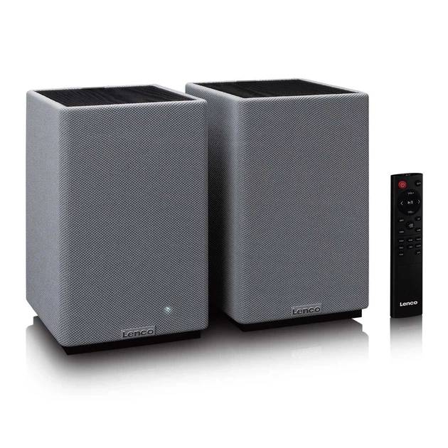 Активна акустика Lenco SPB-240BKGY Bluetooth Hi-Fi Чорний/Сірий - изображение 7