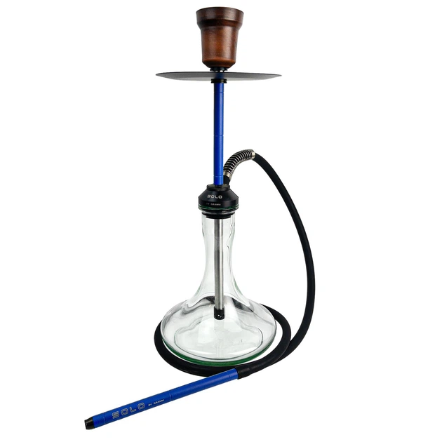 Кальян Gramm Hookah Solo Blue (Craft Clear) - Фото 1 Кальян Gramm Hookah Solo Blue (Craft Clear) - изображение 1
