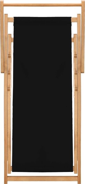 Дерев'яний шезлонг Springos для саду 3-ступінчасте регулювання Чорний (DC0006BL) - зображення 5