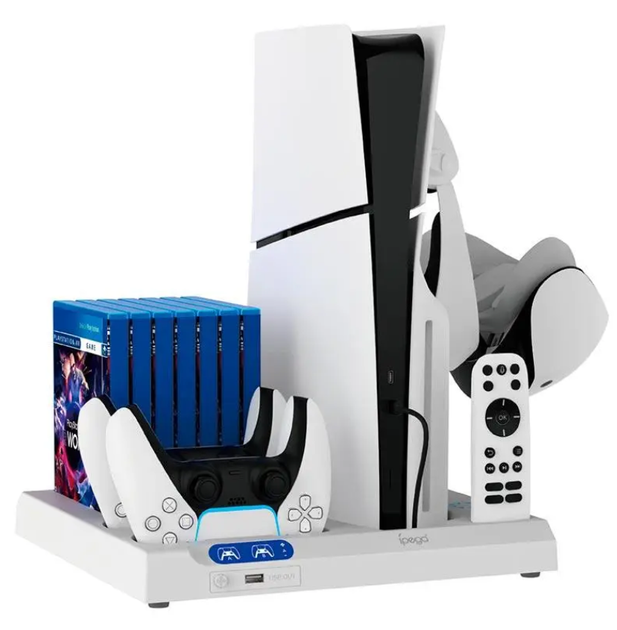 Мультифункціональна підставка 10-в-1 iPega PG-P5S028 PSVR для PlayStation 5 (PS5) slim - Фото 6 Мультифункціональна підставка 10-в-1 iPega PG-P5S028 PSVR для PlayStation 5 (PS5) slim - зображення 6