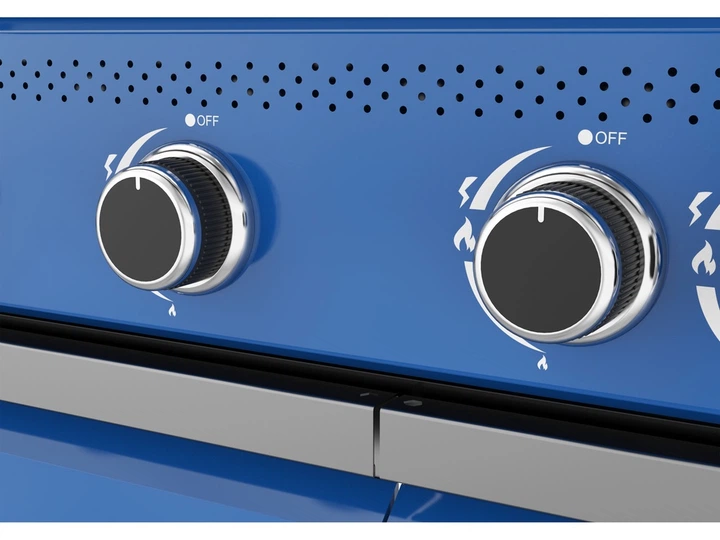 Gazowy grill YATO YG-20033 OKAYA 4+1 z szybą Niebieski (5906083114519) - obraz 8