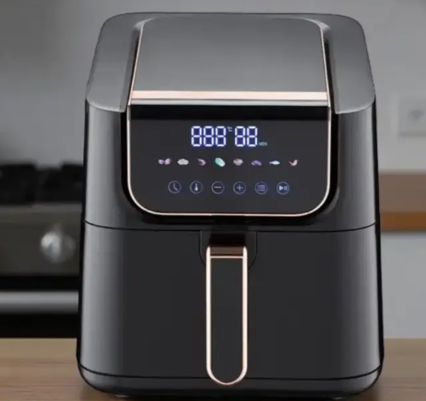 Аерофритюрниці Sokany SK-10032 Фритюрниця електрична 1800Вт 7л чорна - зображення 5