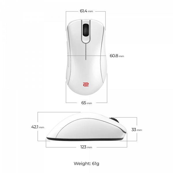 Мишка zowie ec2-dw white (9h.n4vbe.a3e) – фото, отзывы