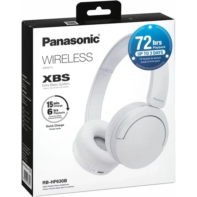 Навушники PANASONIC RB-HF630BE-W - зображення 9
