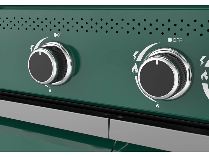 Gazowy grill YATO YG-20035 OKAYA 4+1 z szybą Zielony (5906083114533) - obraz 8