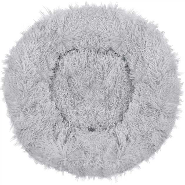 Legowisko dla kota i psa Springos pluszowe 120 cm Szare PA0129 (5907719411804) - obraz 2