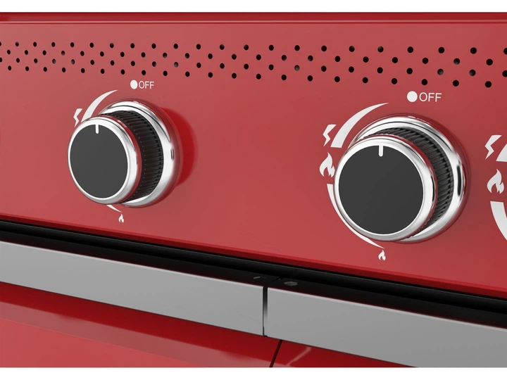 Gazowy grill YATO YG-20034 OKAYA 4+1 z szybą Czerwony (5906083114526) - obraz 8