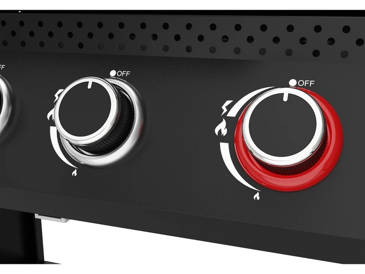 Gazowy grill YATO YG-20031 YAO 5+1 z szybą Czarny (5906083114427) - obraz 13