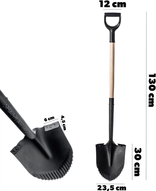 Лопата Kadax Auce 130 х 23 см (K8992) - зображення 6