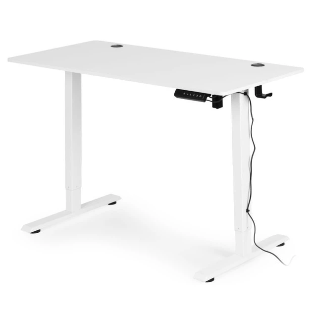 Комп'ютерний стіл ModernHome by Multistore електричне регулювання 120 x 60 Білий (JNI-D45A-5-1) - зображення 3
