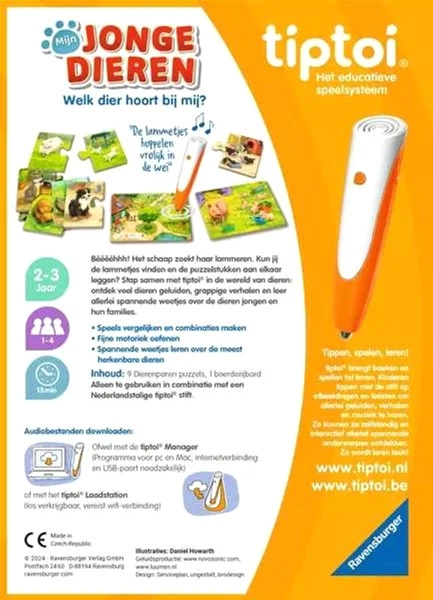 Zabawka interaktywna Ravensburger Tiptoi Deep My Young Animals (4005556002184) - obraz 2