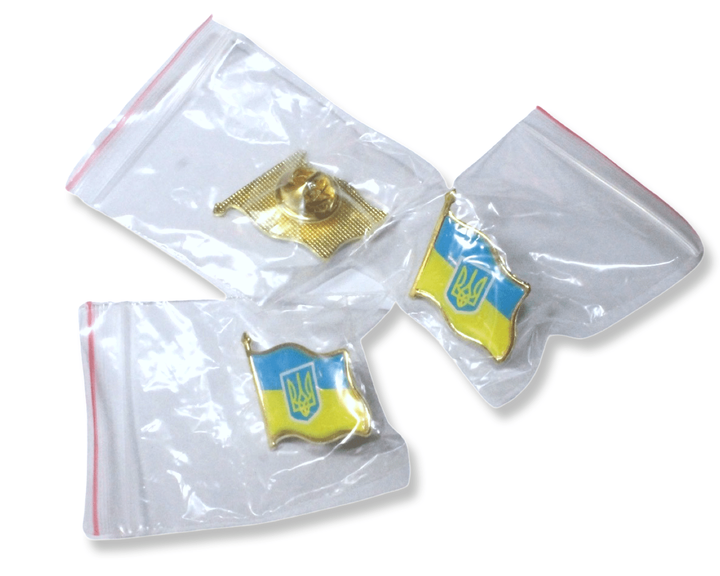Значок FROM FACTORY UKL Україна 2х2см - зображення 8