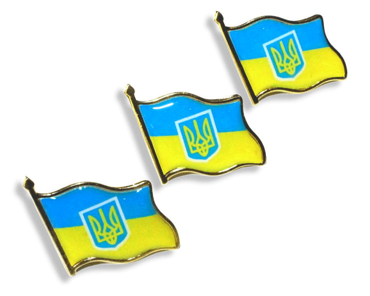 Значок FROM FACTORY UKL Україна 2х2см - зображення 10