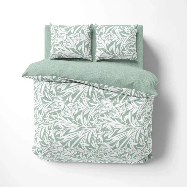 Постільна білизна ТЕП "Soft dreams" Mint Fantasy, 70x70, євро - Фото 1 Постільна білизна ТЕП "Soft dreams" Mint Fantasy, 70x70, євро - зображення 1