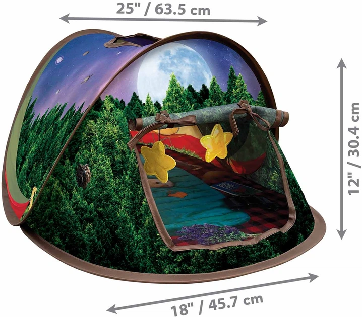 Tunel dla kotów Kong Play Spaces Glamping Tent (35585530079) - obraz 3