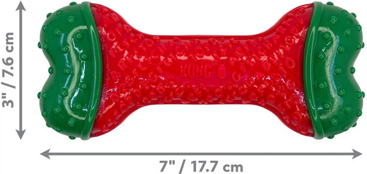 Іграшка для собак Kong Holiday Holiday CoreStrength Bone M / L (35585506845) - зображення 3