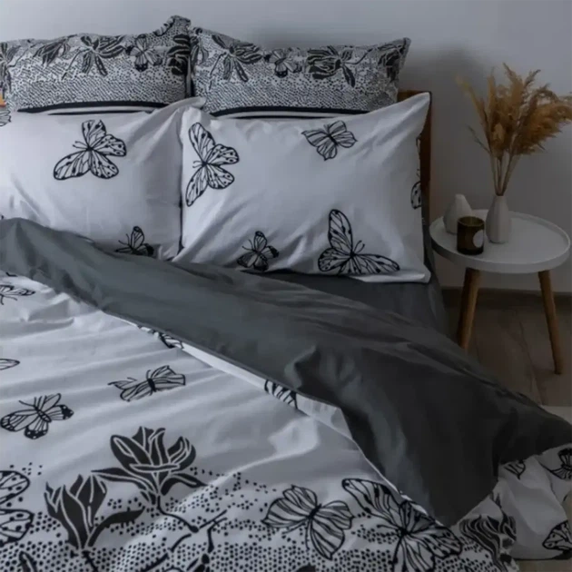 Постільна білизна ТЕП "Soft dreams" Black Butterfly, полуторна - Фото 3 Постільна білизна ТЕП "Soft dreams" Black Butterfly, полуторна - изображение 3