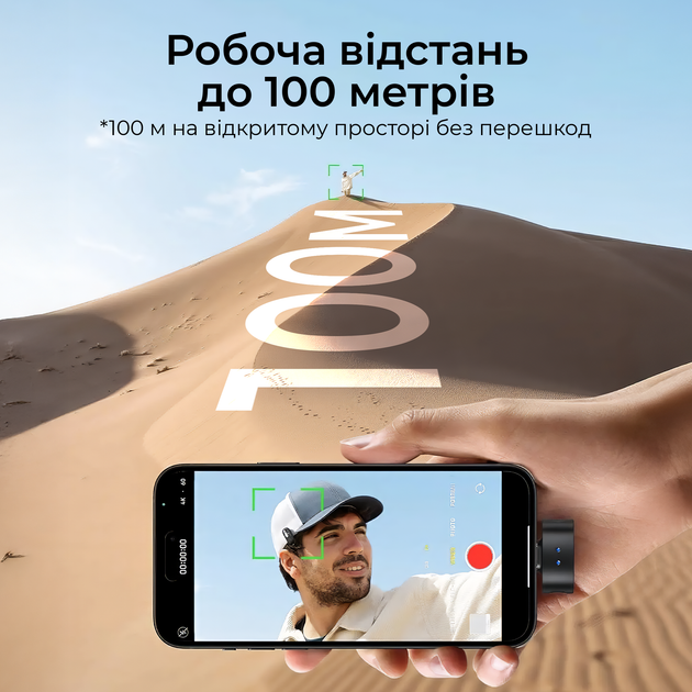 Беспроводной микрофон Boya Magic-02 Type-C/Lightning Black - изображение 7