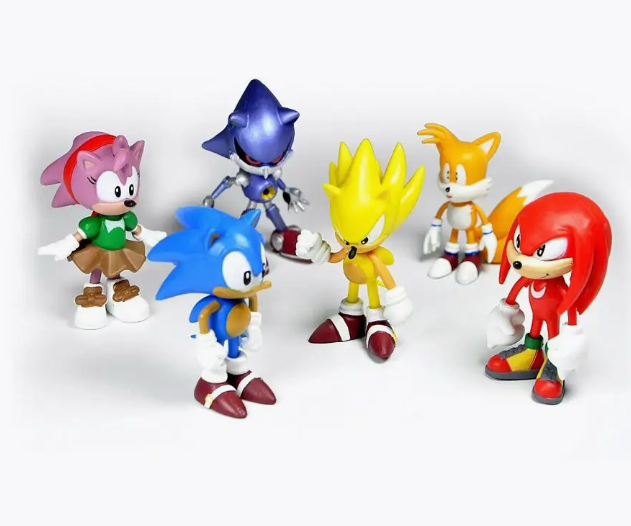 Набор игровых фигурок Соник ежик и герои из мультфильма Sonic the Hedgehog 6 шт (SVS) - Фото 4 Набор игровых фигурок Соник ежик и герои из мультфильма Sonic the Hedgehog 6 шт (SVS) - изображение 4