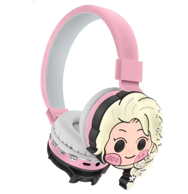 Наушнки Headset детские беспроводные Ельза Холодное сердце с з Bluetooth и микрофоном для девочки, регулируемій размер, розовые (SVS) - Фото 3 Наушнки Headset детские беспроводные Ельза Холодное сердце с з Bluetooth и микрофоном для девочки, регулируемій размер, розовые (SVS) - изображение 3
