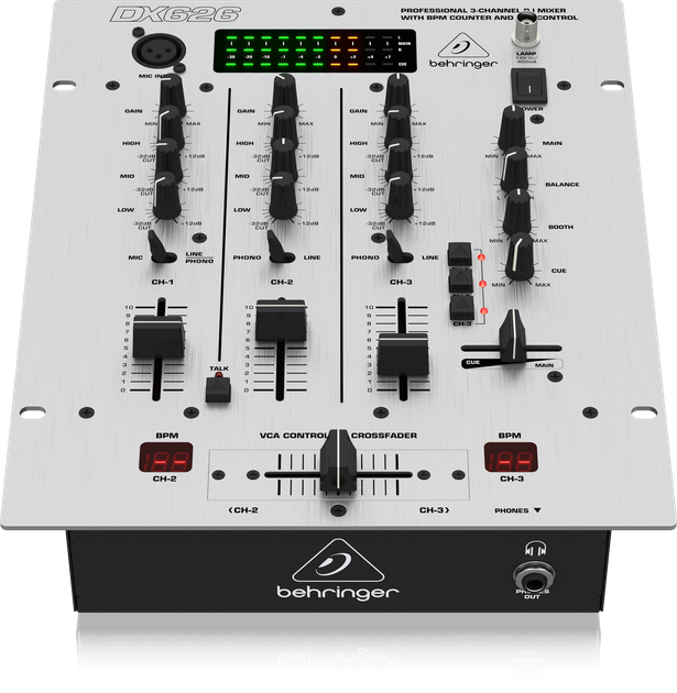 Mikser audio Behringer PRO MIXER DX626 3-kanałowy (000-15601-00010) - obraz 2