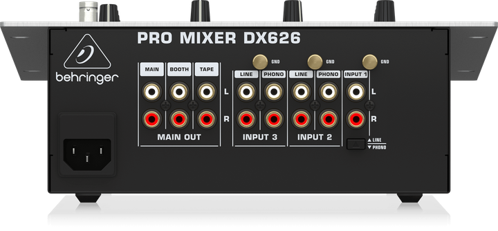 Mikser audio Behringer PRO MIXER DX626 3-kanałowy (000-15601-00010) - obraz 5