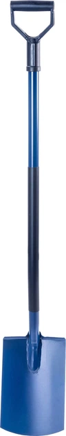 Лопата металева Kadax Chanay 129 x 19.5 см Синя (K2528) - зображення 3