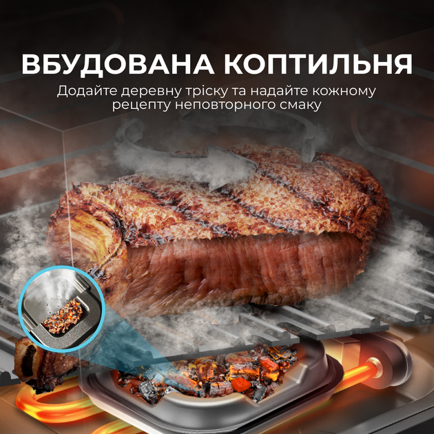Мультипечь CECOTEC Cecofry&Grill Smokin' 4500 A01_EU01_101134 - изображение 3