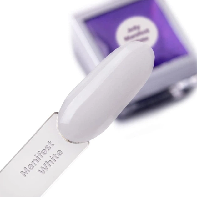 Żel budujący do paznokci Allepaznokcie samopoziomujący Jelly Manifest White 50 g (5901960301167) - obraz 2