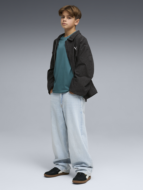 Подростковая футболка для мальчика Puma Essentials Small No.1 Logo 68492041 146-152 см Emerald Ice (4069161732003) - Фото 9 Подростковая футболка для мальчика Puma Essentials Small No.1 Logo 68492041 146-152 см Emerald Ice (4069161732003) - изображение 9