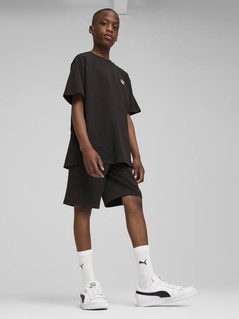 Подростковые шорты на резинке для мальчика Puma Essentials No.1 Logo 68491901 146-152 см Puma Black (4067983638619) - Фото 3 Подростковые шорты на резинке для мальчика Puma Essentials No.1 Logo 68491901 146-152 см Puma Black (4067983638619) - изображение 3