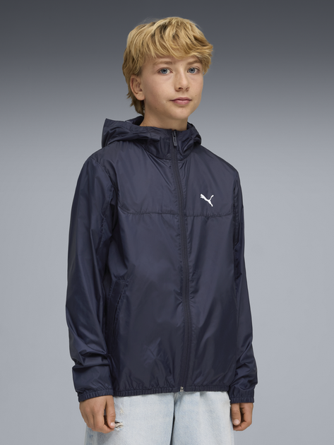 Подростковая ветровка Puma Essentials 68516580 146-152 см New Navy-Puma White (4069162328144) - Фото 7 Подростковая ветровка Puma Essentials 68516580 146-152 см New Navy-Puma White (4069162328144) - изображение 7