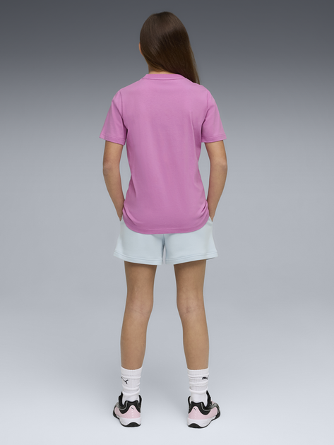 Детский летний комплект (футболка + шорты) для девочки Puma Essentials No.1 Logo 68630774 122-128 см Mauve Pop (4069161993398) - изображение 8