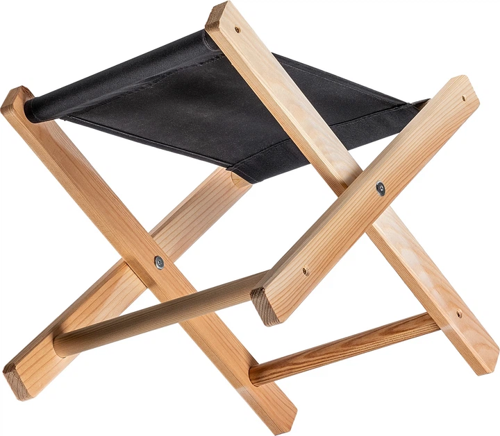 Табурет складний Kadax Nouro 40x31x31 см Чорний K8820 (5903699481691) - зображення 3