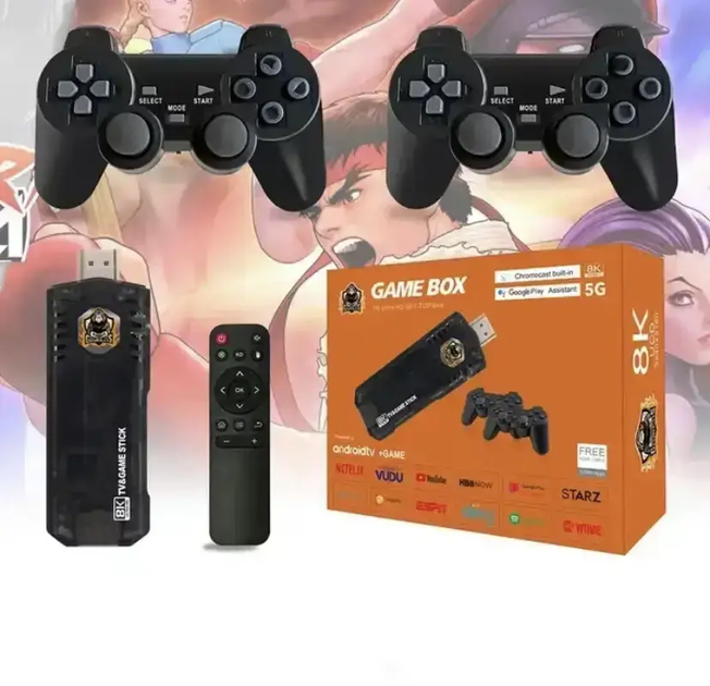 Игровая приставка + Смарт тв No Brand Game Box X8 8K/5G Smart TV 64 ГБ (2103354313) - изображение 4