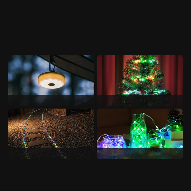 Фонарь-гирлянда Nextool Milky Way RGB 7м NE20247 100/200 лм 2700/4000К (2693984419) - изображение 9