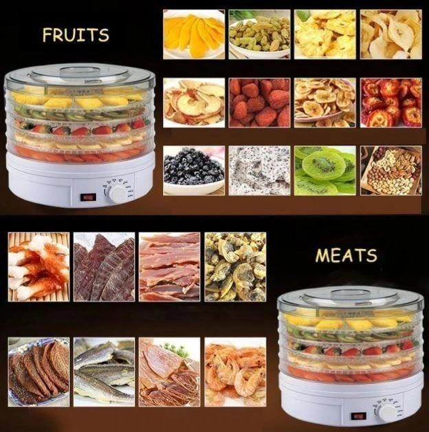 Сушилка для овощей/фруктов/мяса/пастилы/грибов No Brand Zep line ZP-029 500Вт 5 ярусов Белая (1882166734) - Фото 4 Сушилка для овощей/фруктов/мяса/пастилы/грибов No Brand Zep line ZP-029 500Вт 5 ярусов Белая (1882166734) - изображение 4