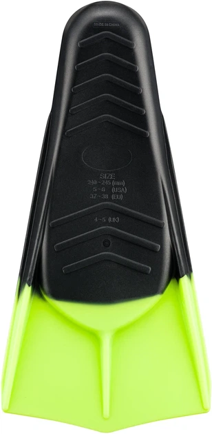Ласты Aqua Speed Training Fins 5631 (137-38) 35/36 (23-23.5 см) Черно-зеленые (5908217656315) - изображение 4