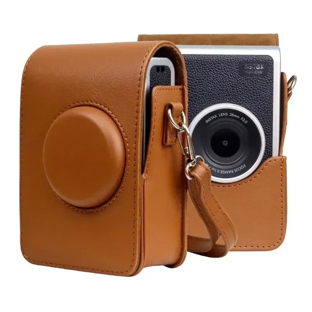 Подарунковий набір камера Fujifilm Instax Mini EVO/Фотопапір 20 шт/Чохол/Фотоальбом 108 фото Коричневий 2516978255 - зображення 5