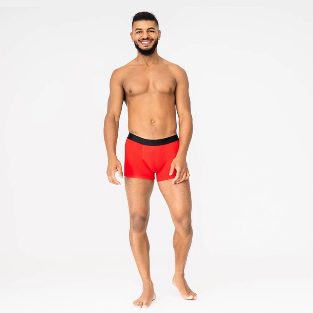 Боксери чоловічі анатомічні MAN's SET Intimate 2.0 Black Series Micromodal 3XL Червоний - зображення 2