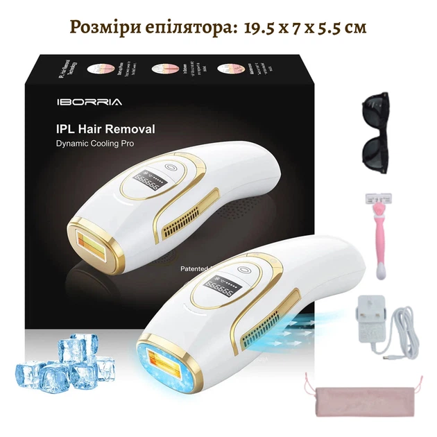 Фотоэпилятор IBBORIA IPL Hair Removal White (BR223) - изображение 7