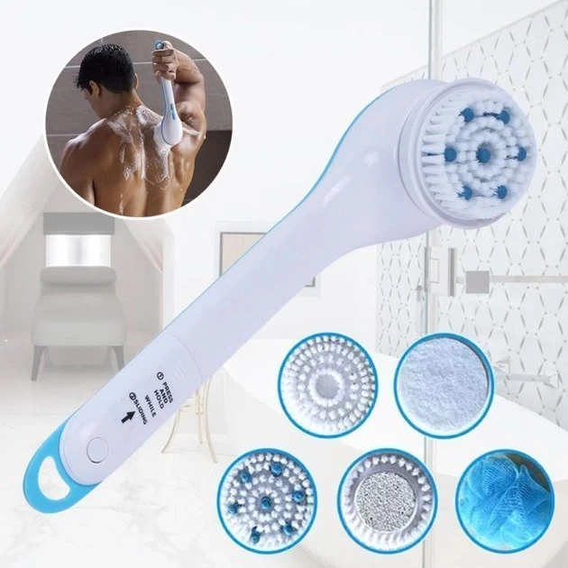 Массажная щетка для тела электрическая No Brand Spin Spa Brush (2091116714) - изображение 3