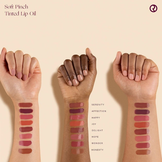 Масло-тинт для губ Rare Beauty by Selena Gomez Soft Pinch Tinted Lip Oil Stain оттенок Hope 3 мл - Фото 5 Масло-тинт для губ Rare Beauty by Selena Gomez Soft Pinch Tinted Lip Oil Stain оттенок Hope 3 мл - изображение 5