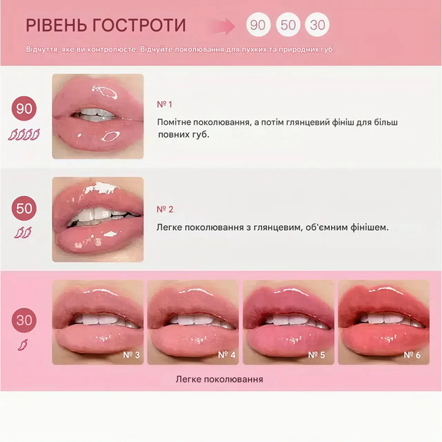 Блеск для губ с эффектом увеличения LAKERAIN, 02 Beginner - изображение 6