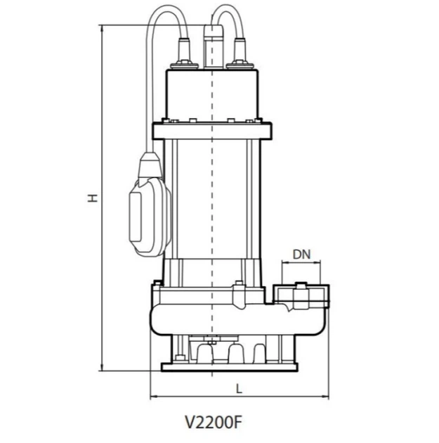 Дренажно-фекальный насос NPO V2200F - изображение 4